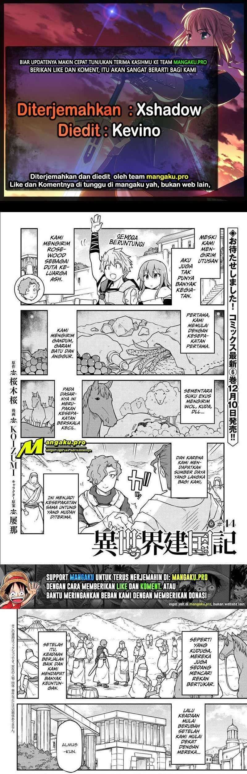 Isekai Kenkokuki Bab 44 halaman 1