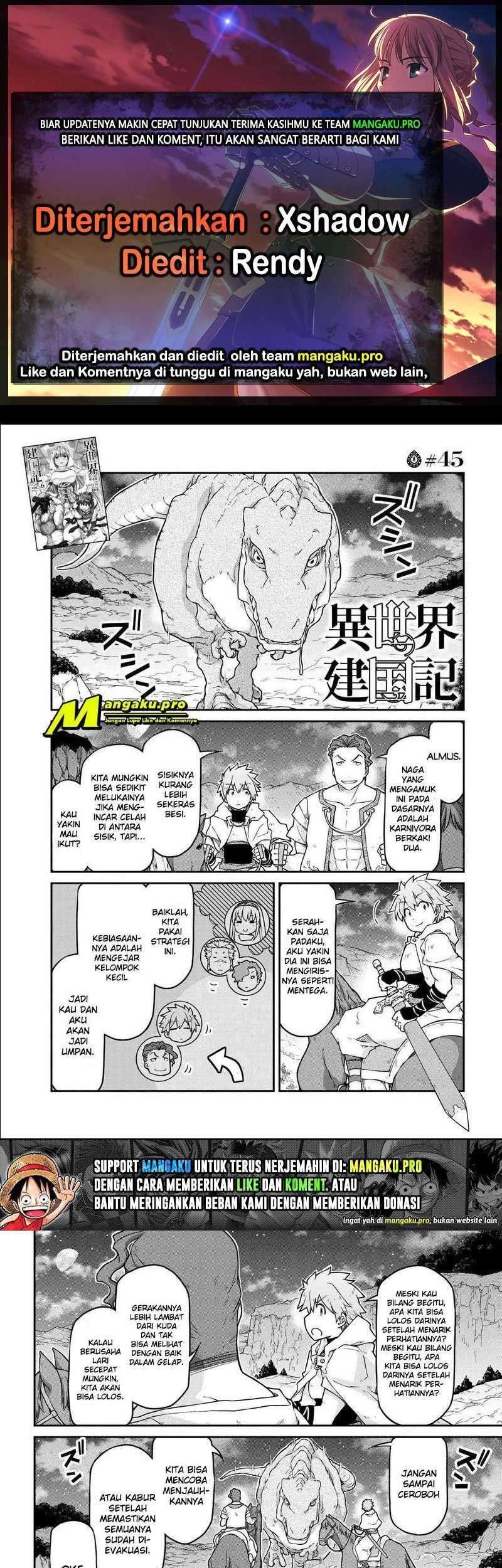 Isekai Kenkokuki Bab 45.1 halaman 1