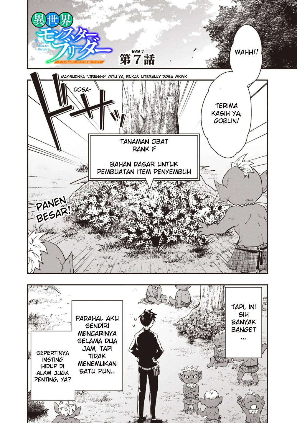 Isekai Monster Breeder chapter 07 halaman 1