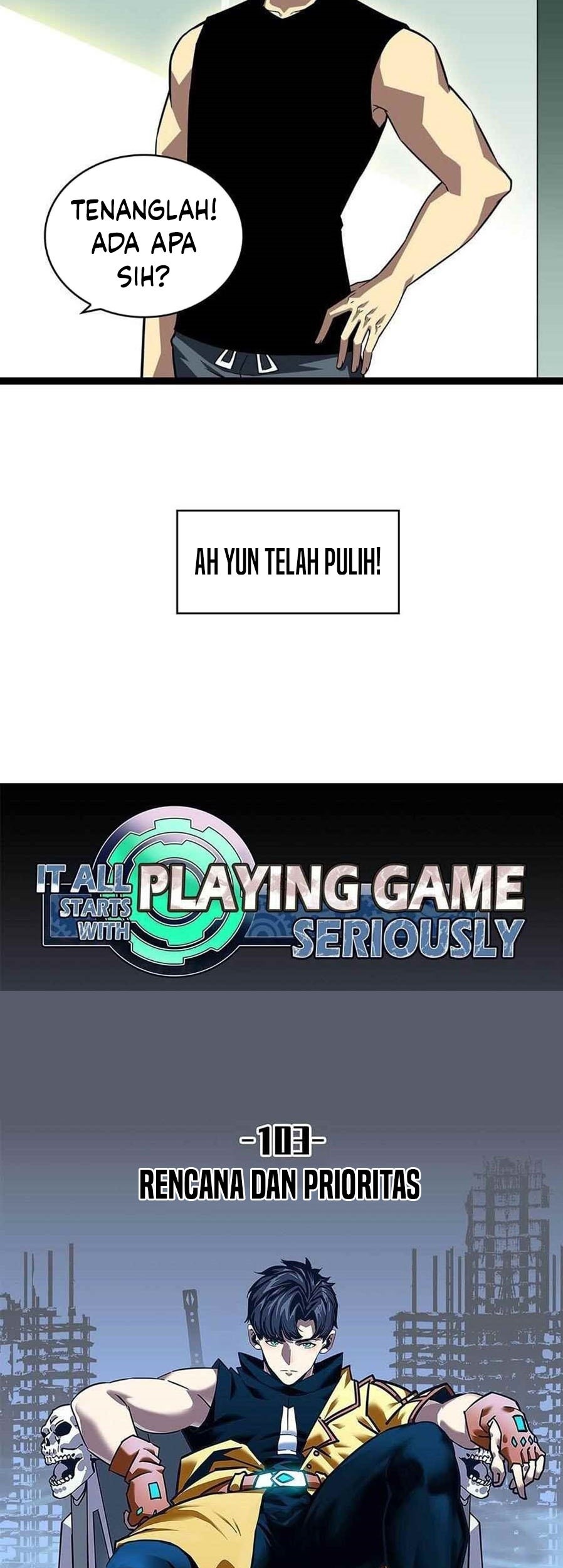 It all starts with playing game seriously chapter 103 halaman 14