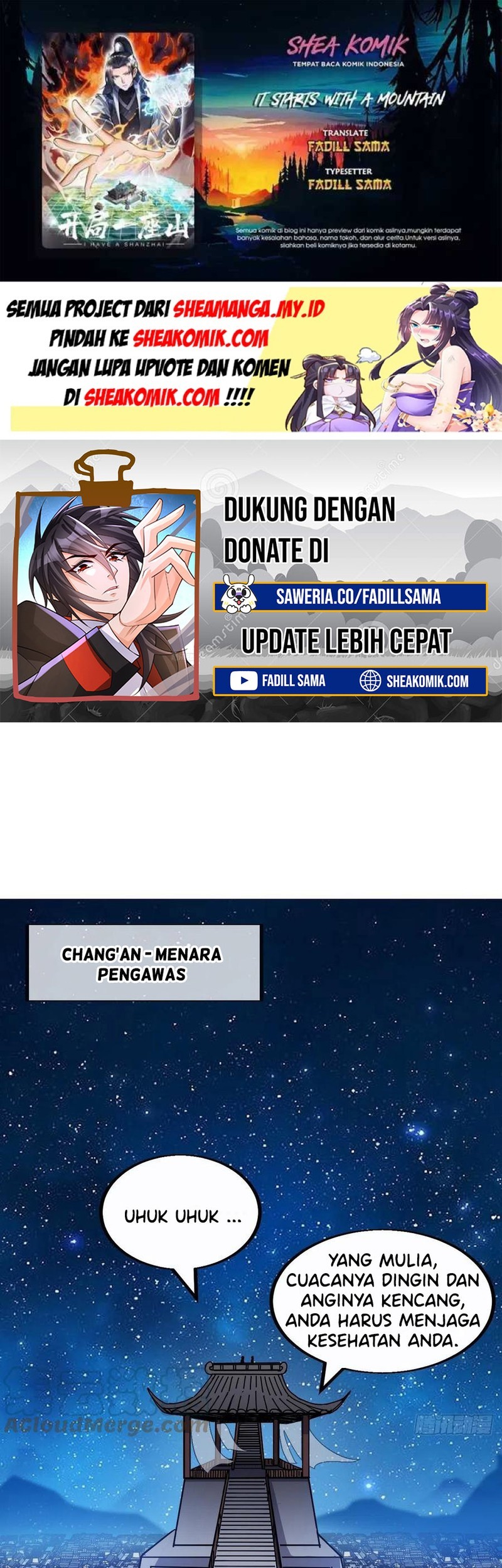 It Starts With A Mountain chapter 382 halaman 1