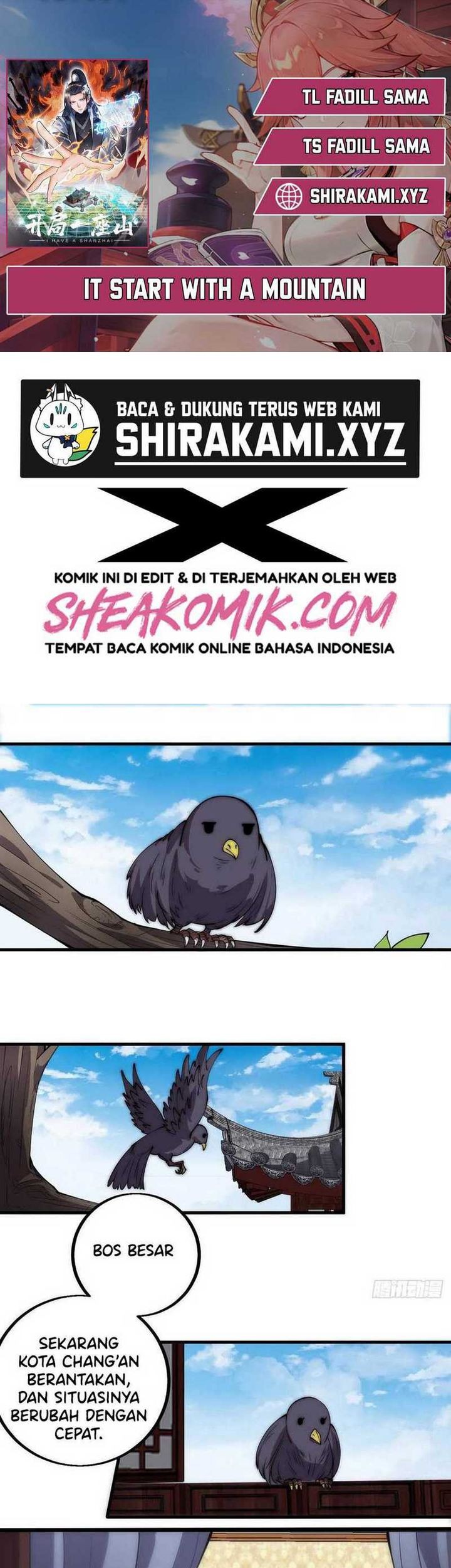 It Starts With A Mountain chapter 418 halaman 1