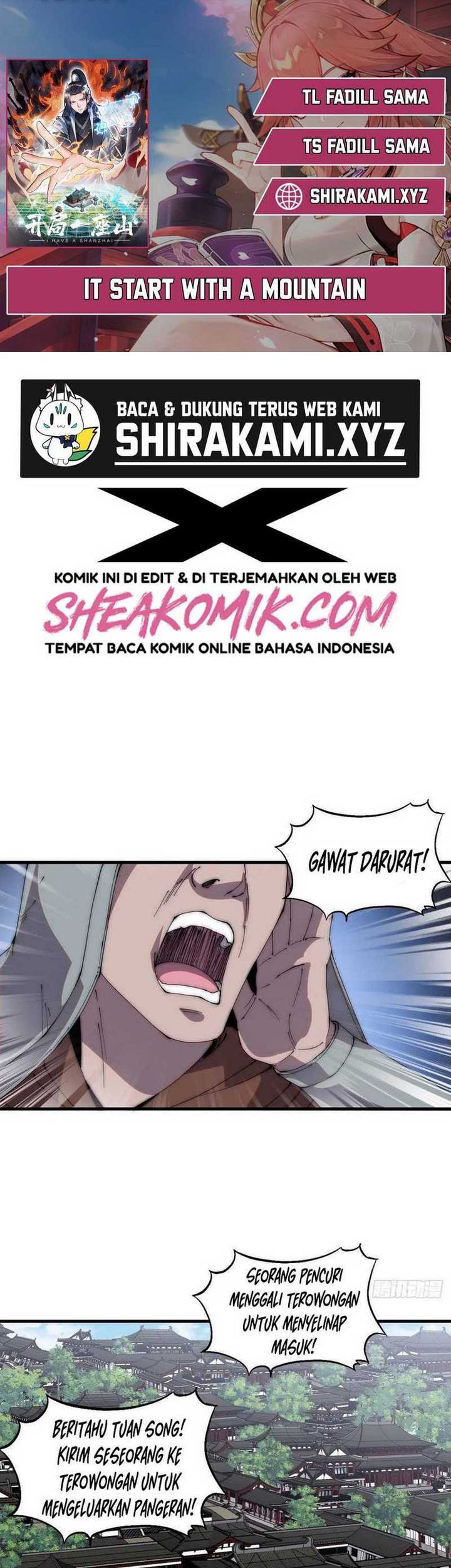 It Starts With A Mountain chapter 424 halaman 1