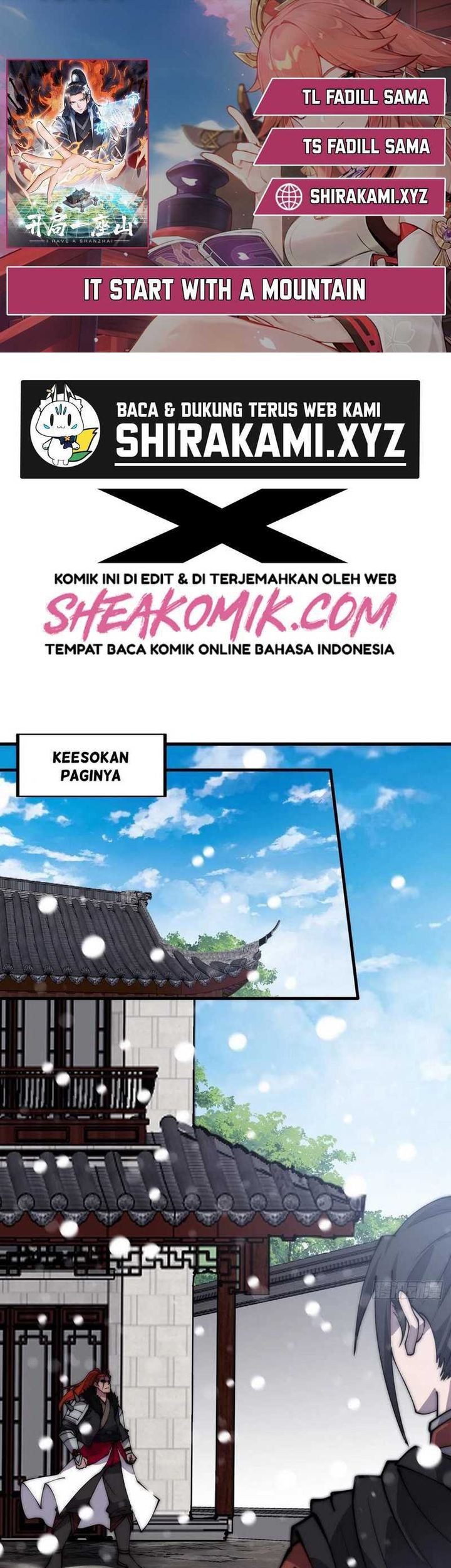 It Starts With A Mountain chapter 439 halaman 1