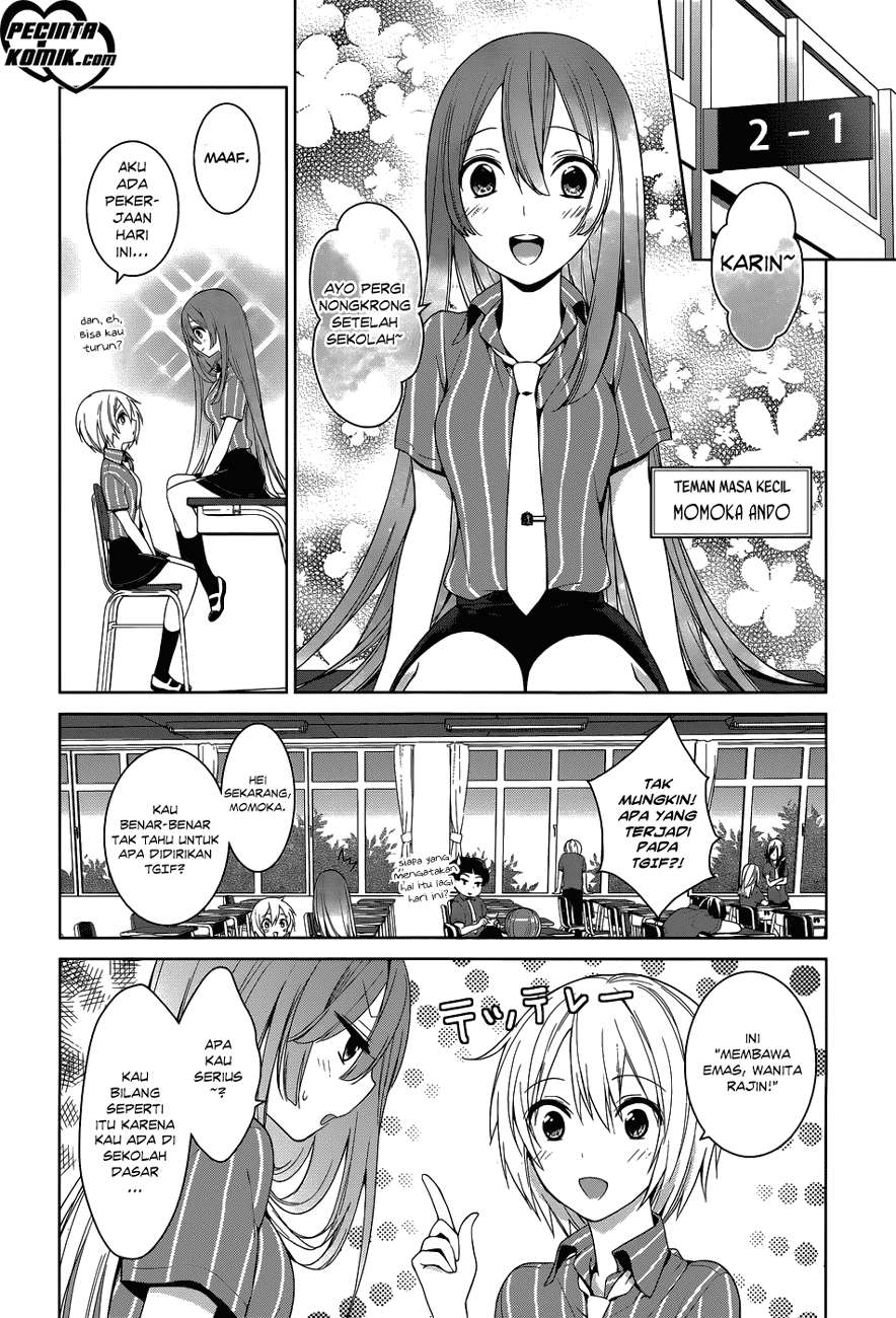 Itoshi no Karin Bab 4 halaman 8