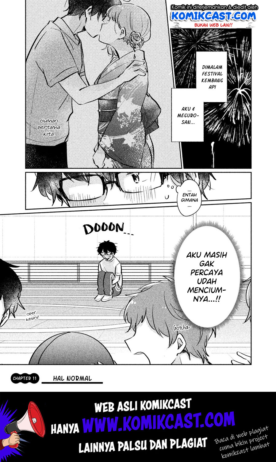It’s Not Meguro-san’s First Time chapter 11 halaman 8