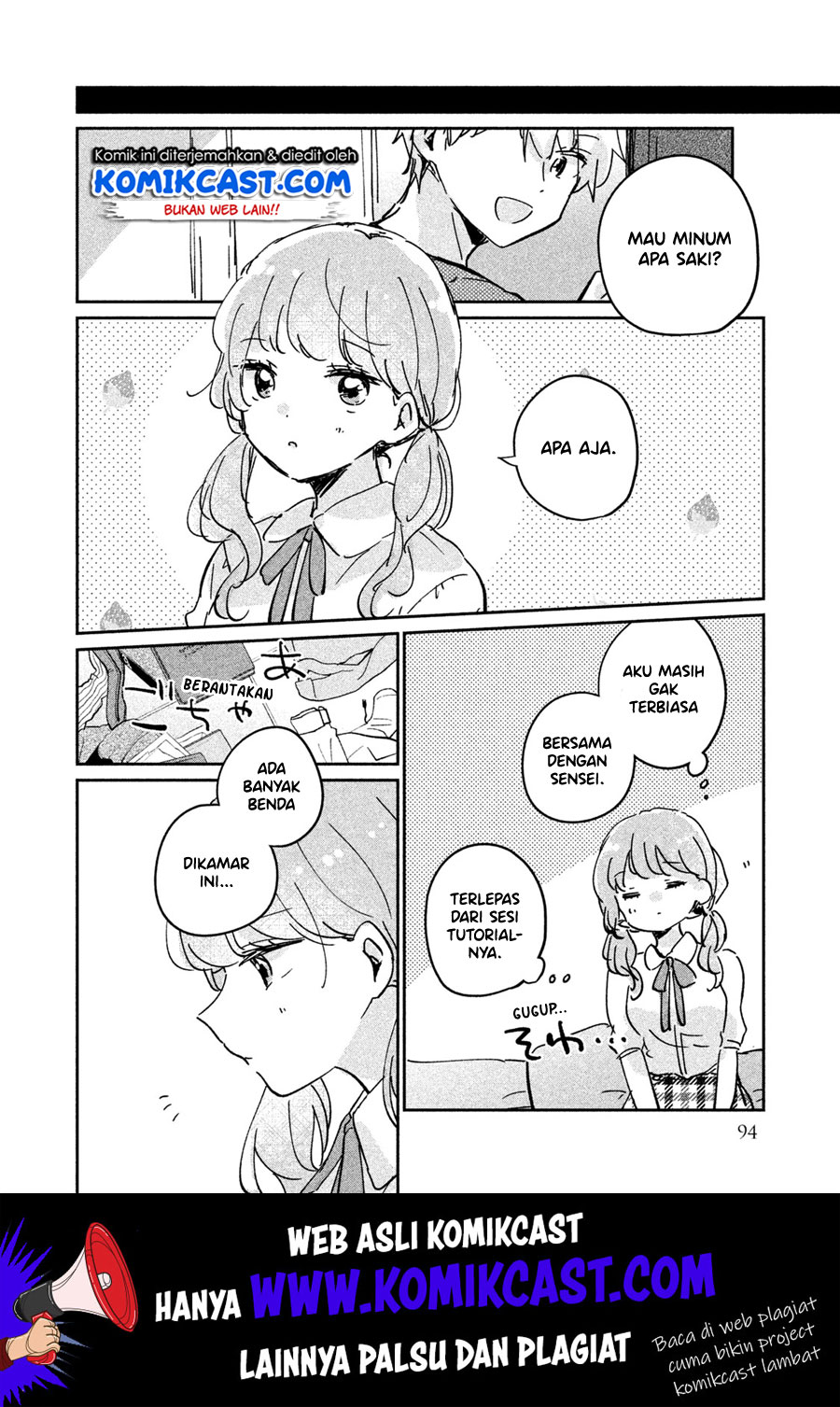 It’s Not Meguro-san’s First Time Bab 16.5 halaman 3
