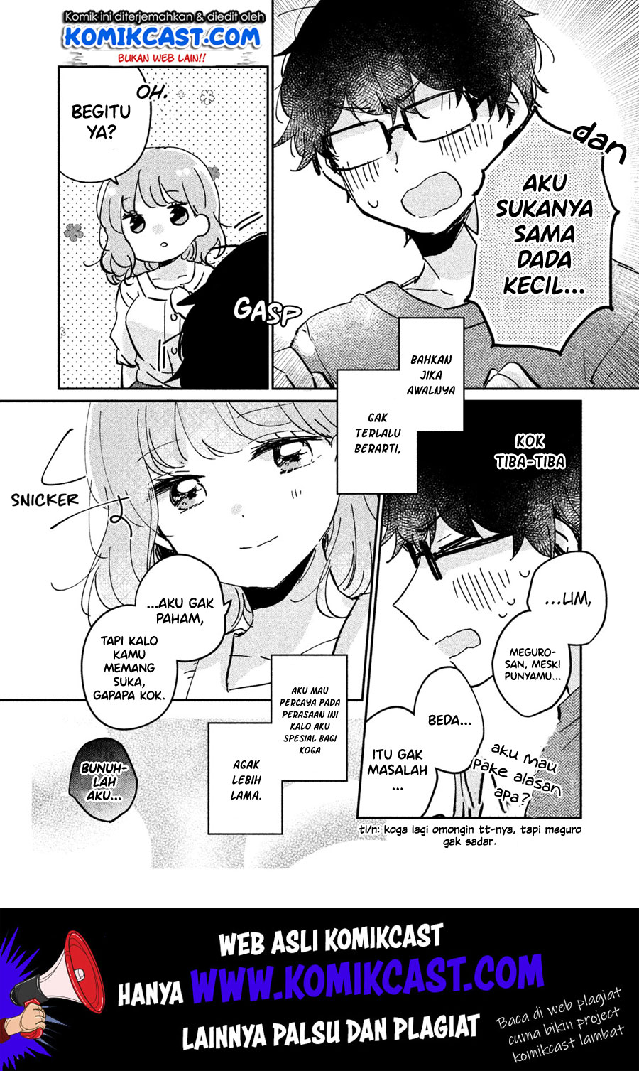 It’s Not Meguro-san’s First Time Bab 16.5 halaman 17