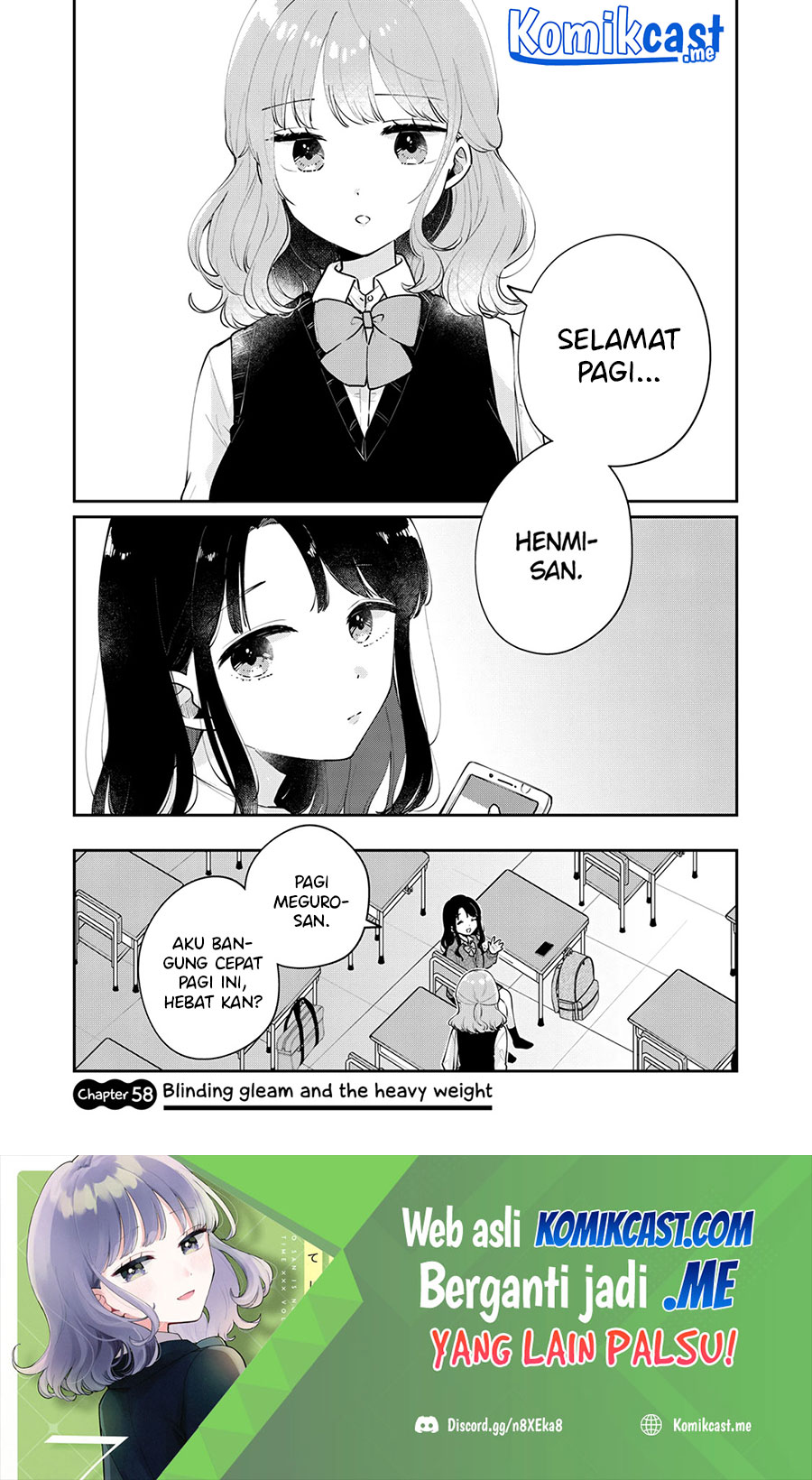 It’s Not Meguro-san’s First Time chapter 58 halaman 2