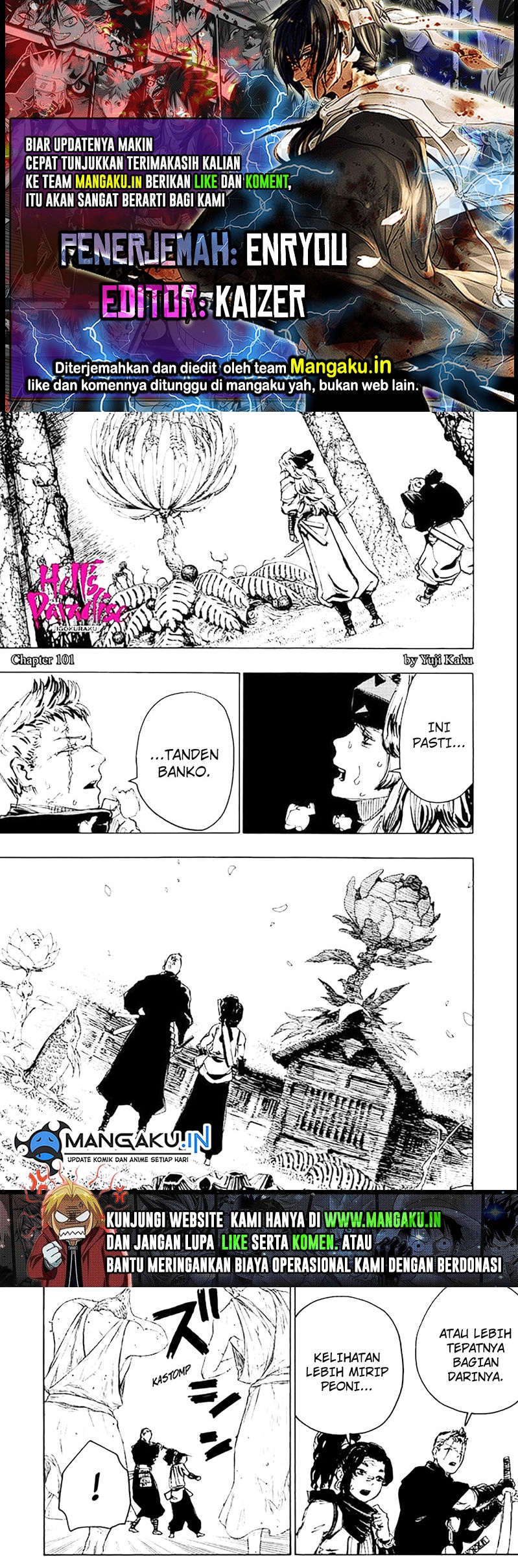 Jigokuraku chapter 101 halaman 1