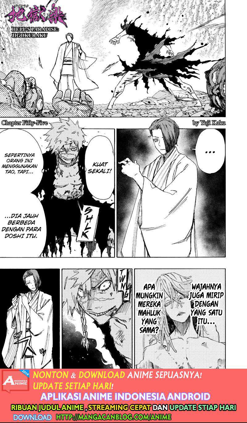 Jigokuraku Bab 55 halaman 1