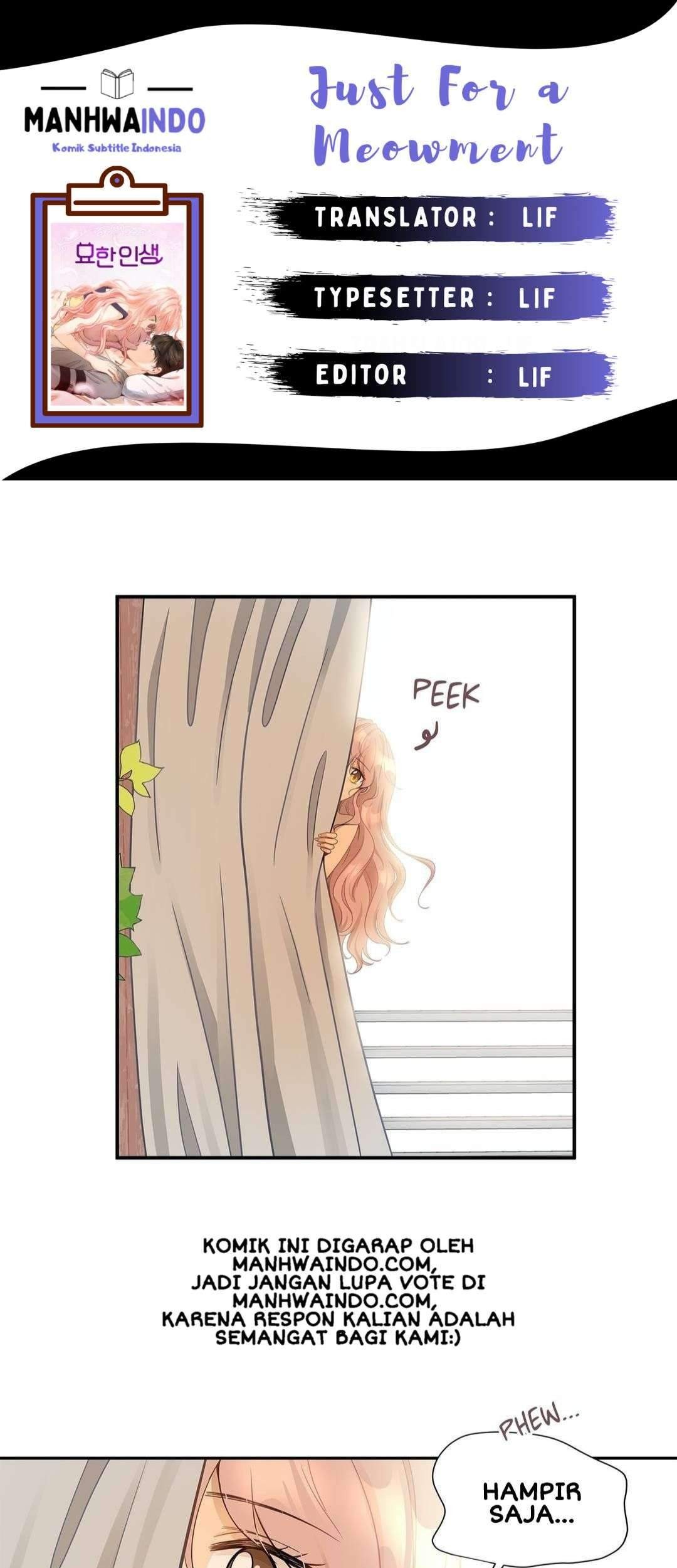 Just for a Meowment chapter 12 halaman 1