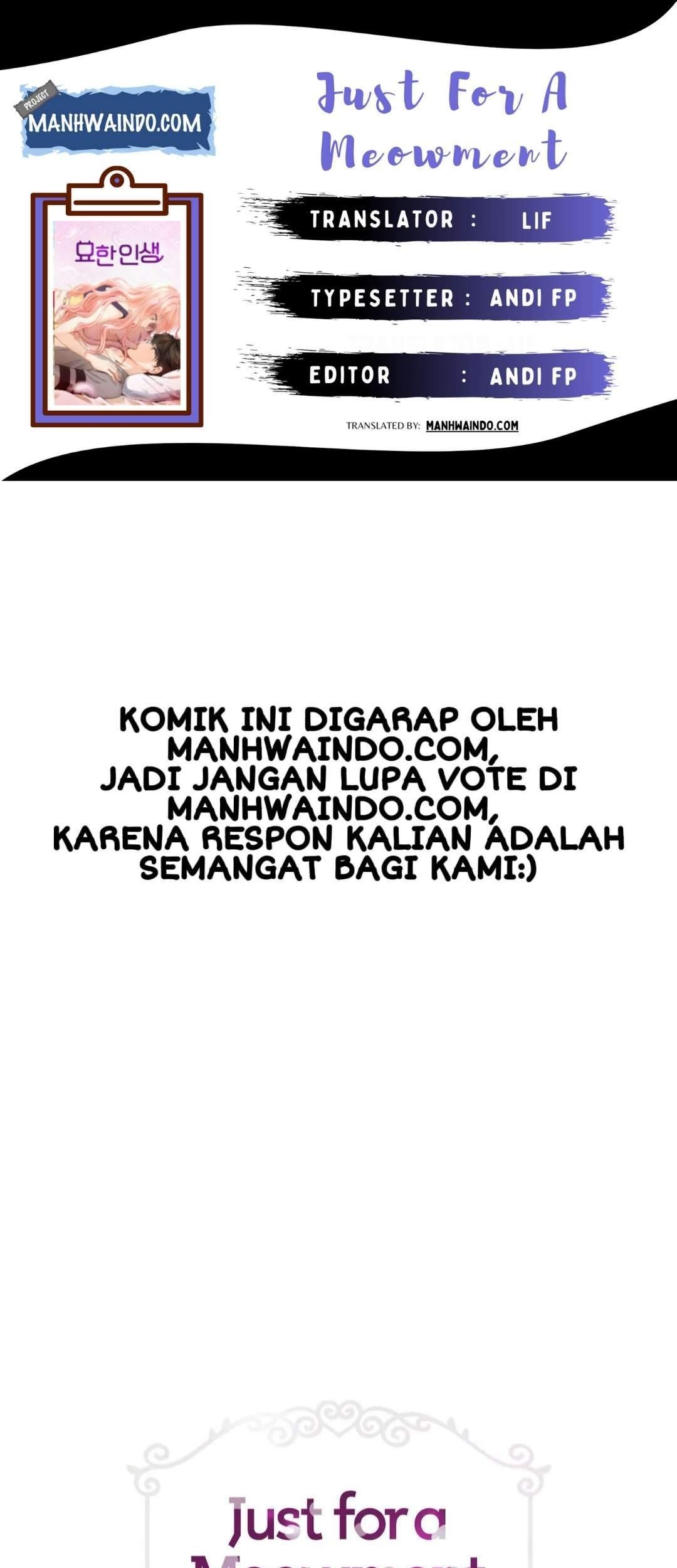 Just for a Meowment chapter 18 halaman 1