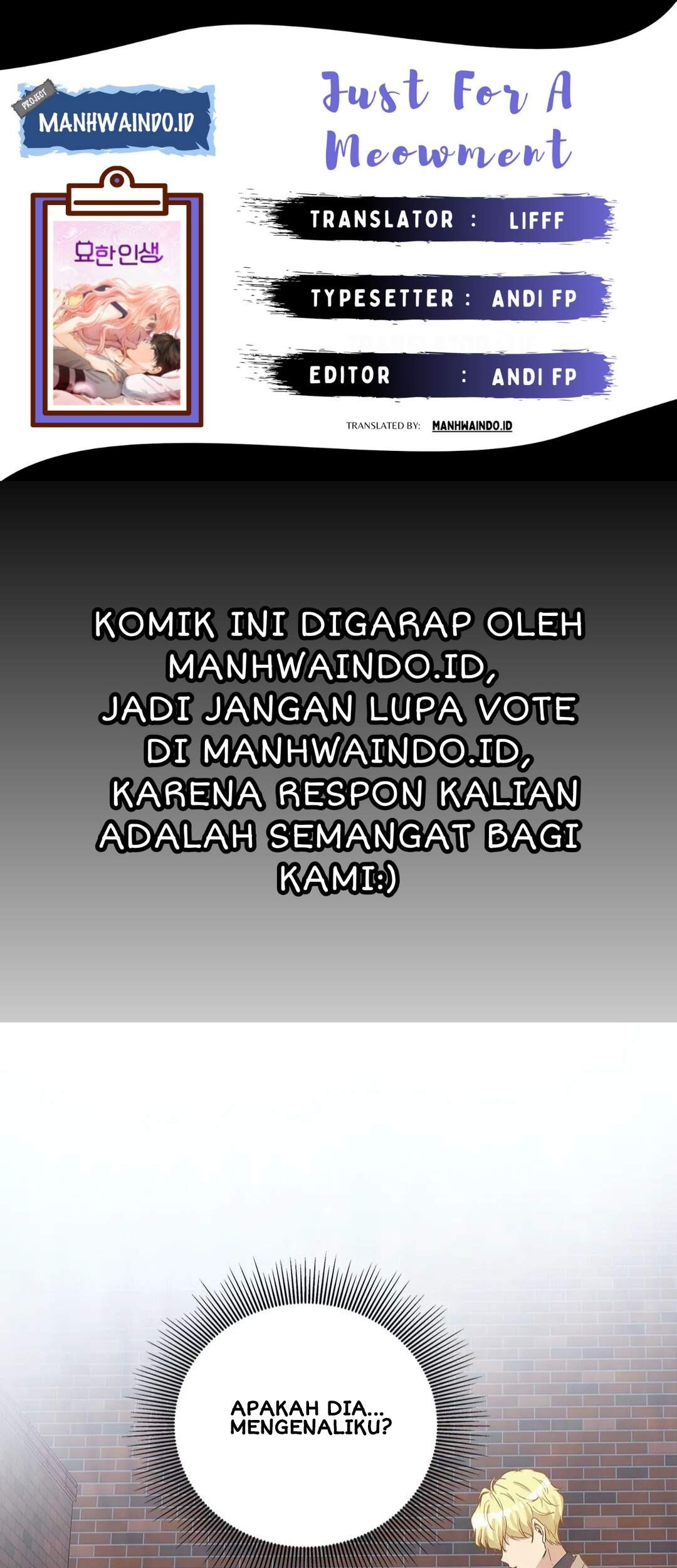 Just for a Meowment Bab 21 halaman 1