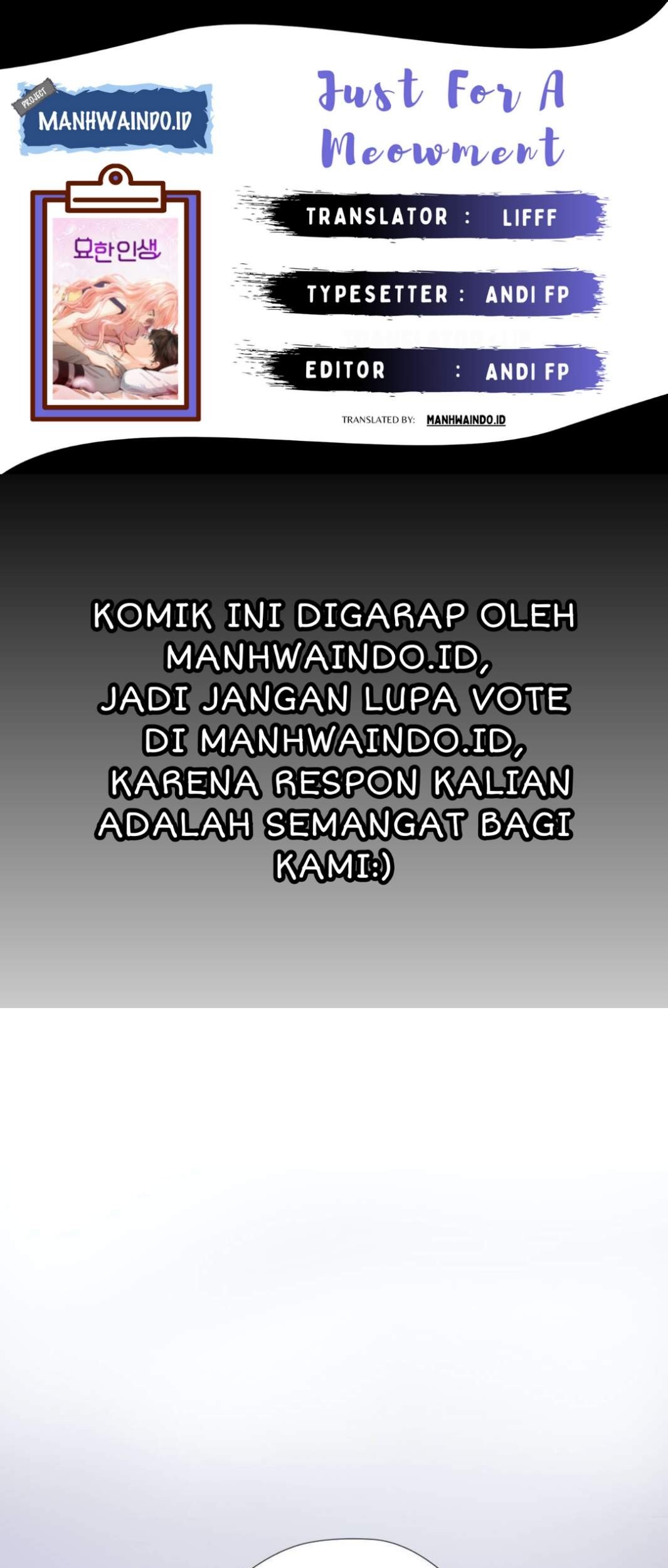 Just for a Meowment chapter 25 halaman 1