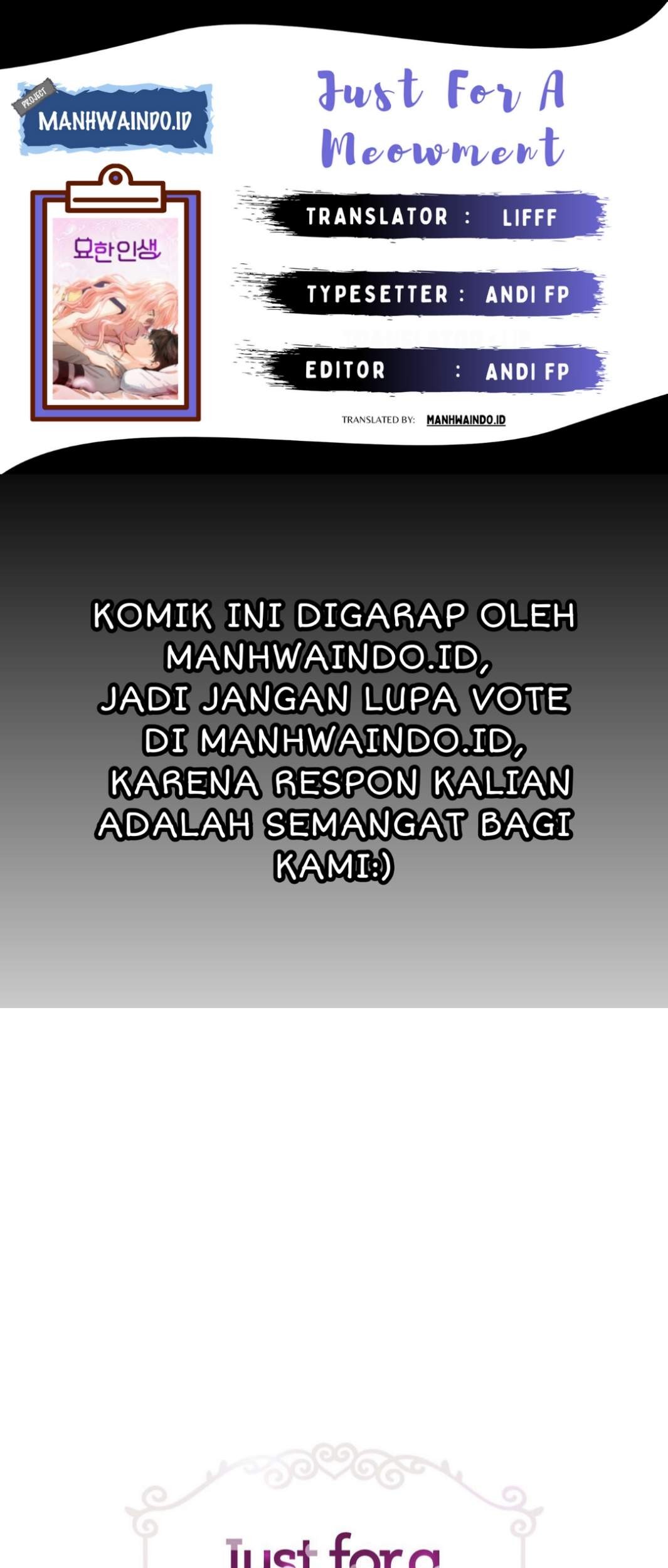 Just for a Meowment Bab 27 halaman 1