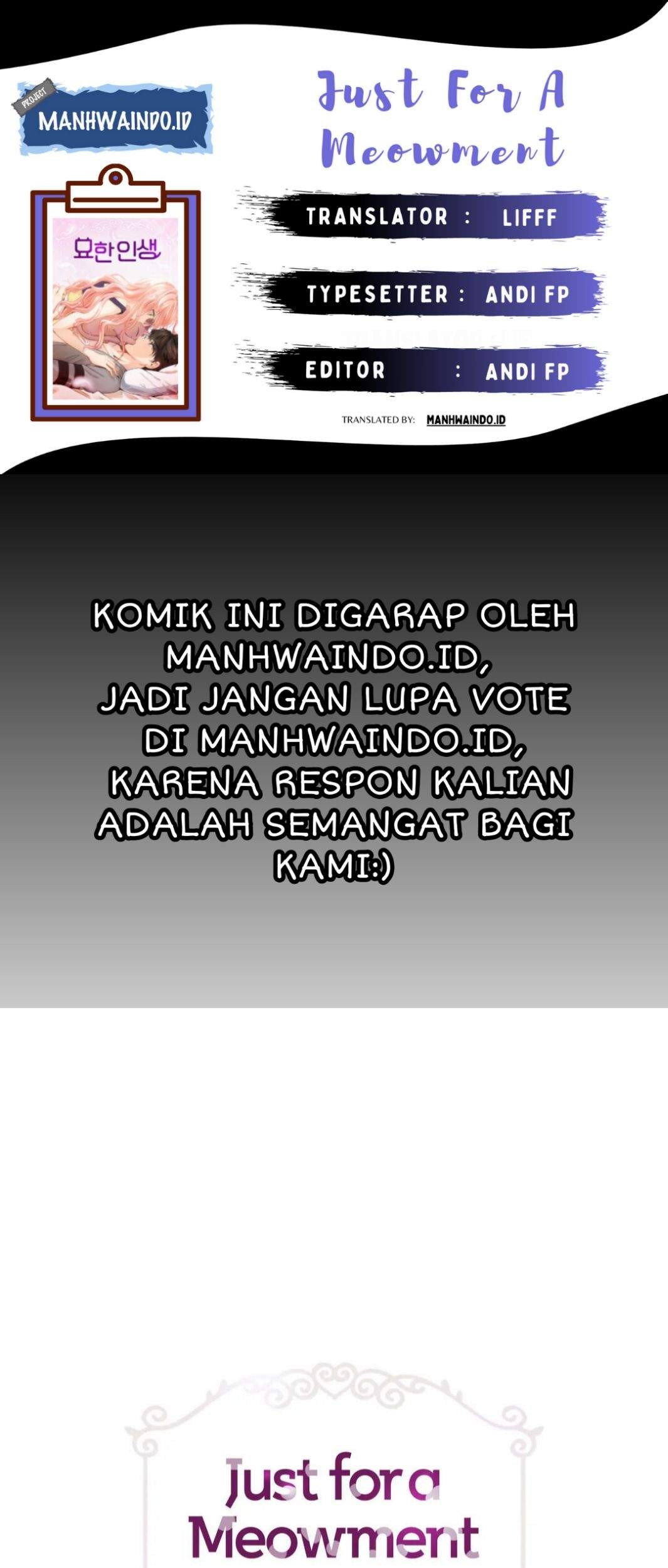 Just for a Meowment Bab 28 halaman 1