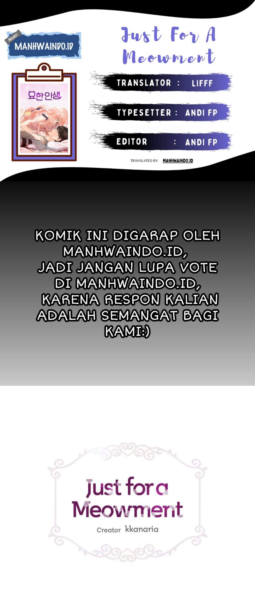 Just for a Meowment Bab 31 halaman 1