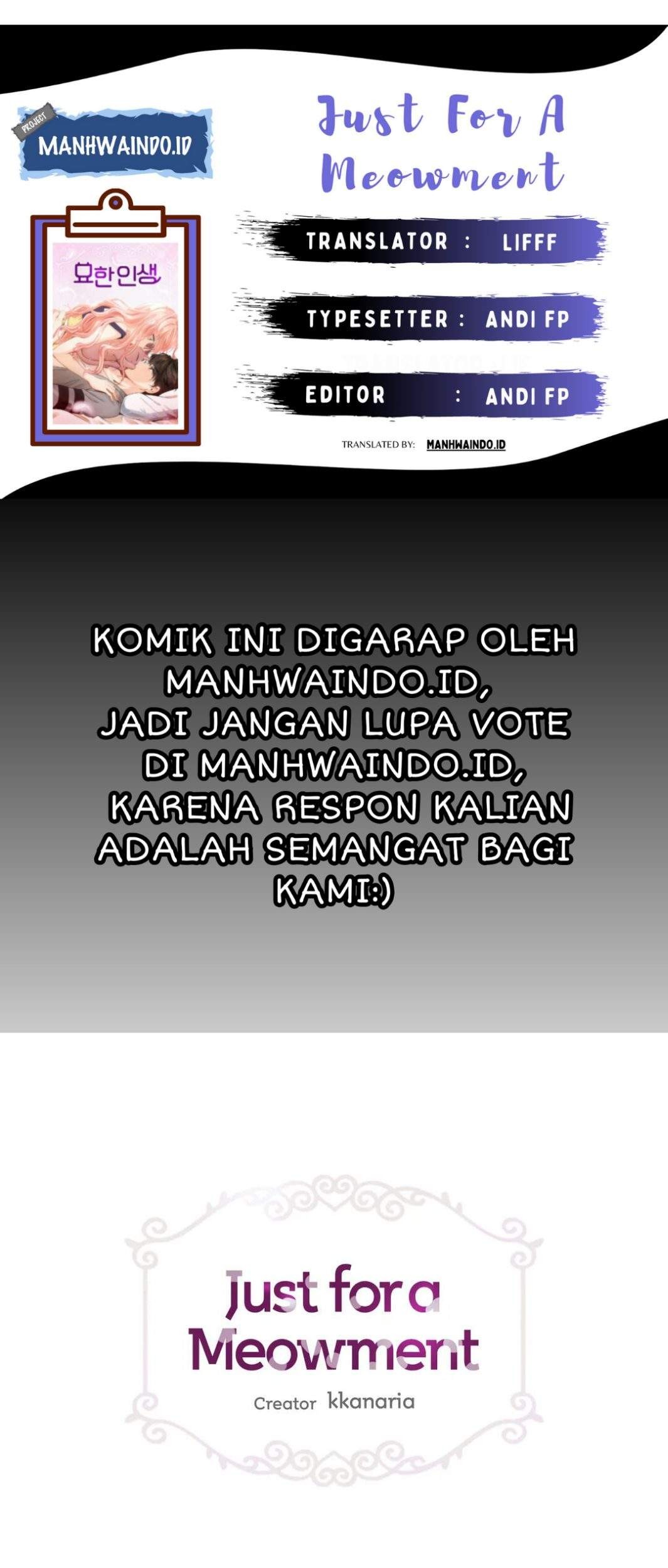 Just for a Meowment Bab 33 halaman 1