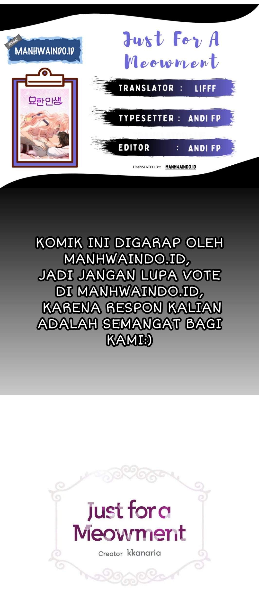 Just for a Meowment Bab 36 halaman 1