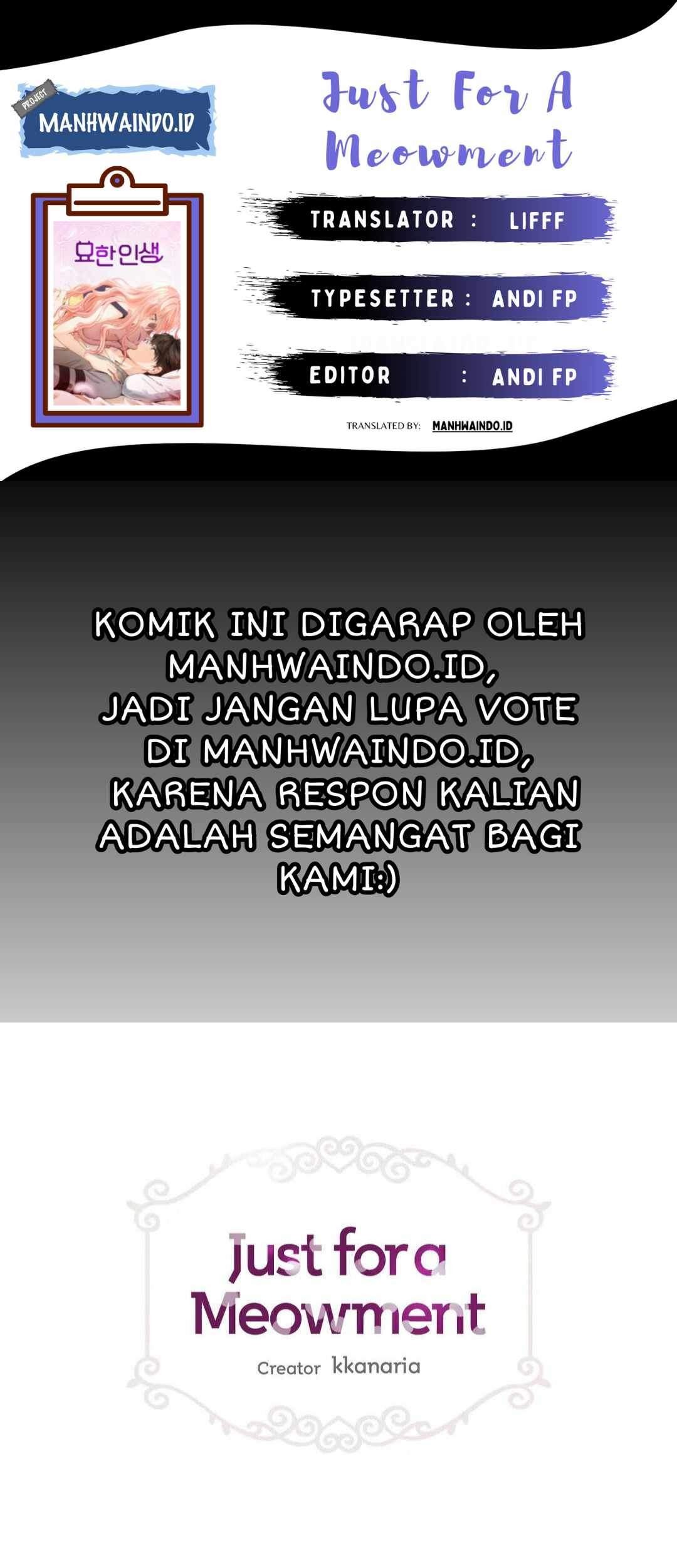 Just for a Meowment chapter 43 halaman 1