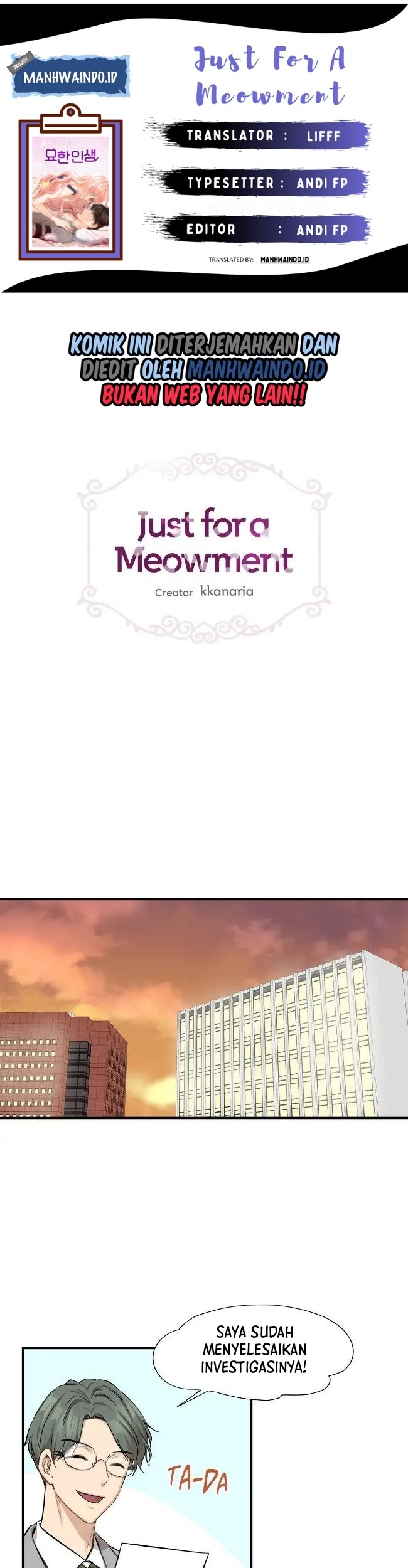 Just for a Meowment chapter 52 halaman 1