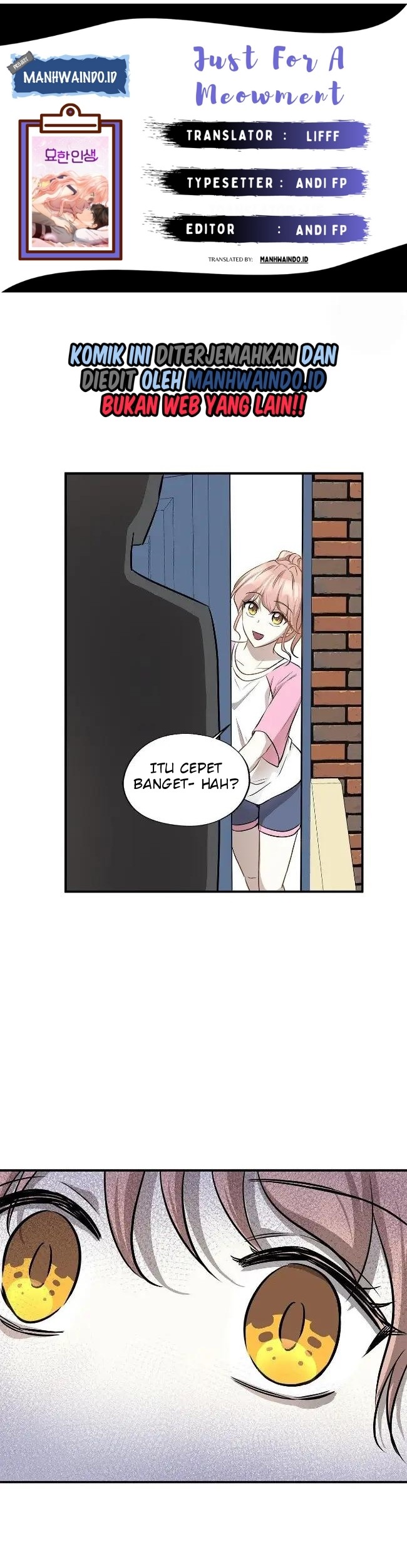 Just for a Meowment chapter 59 halaman 1