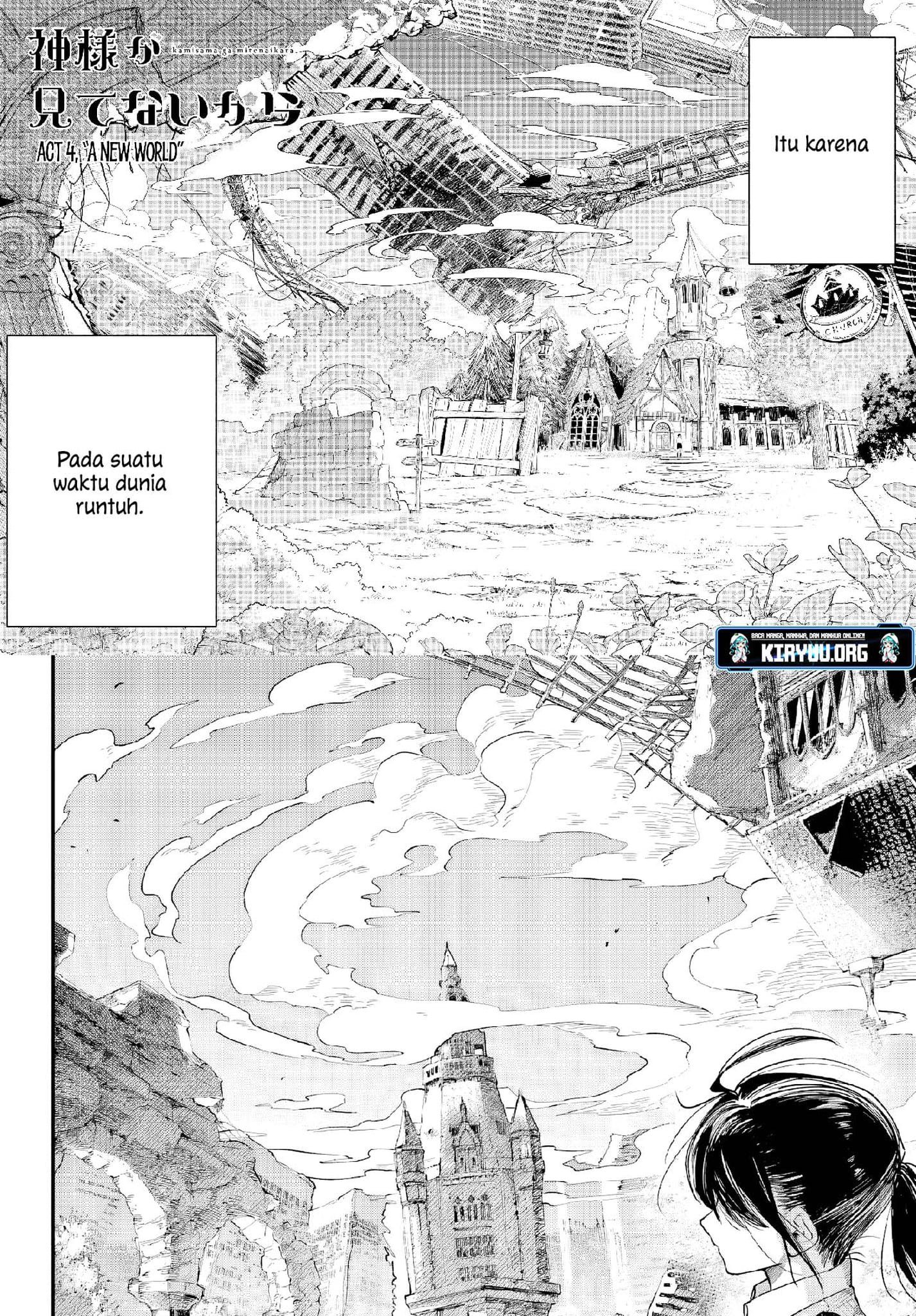 Kami-sama ga Mitenai kara chapter 1 halaman 34