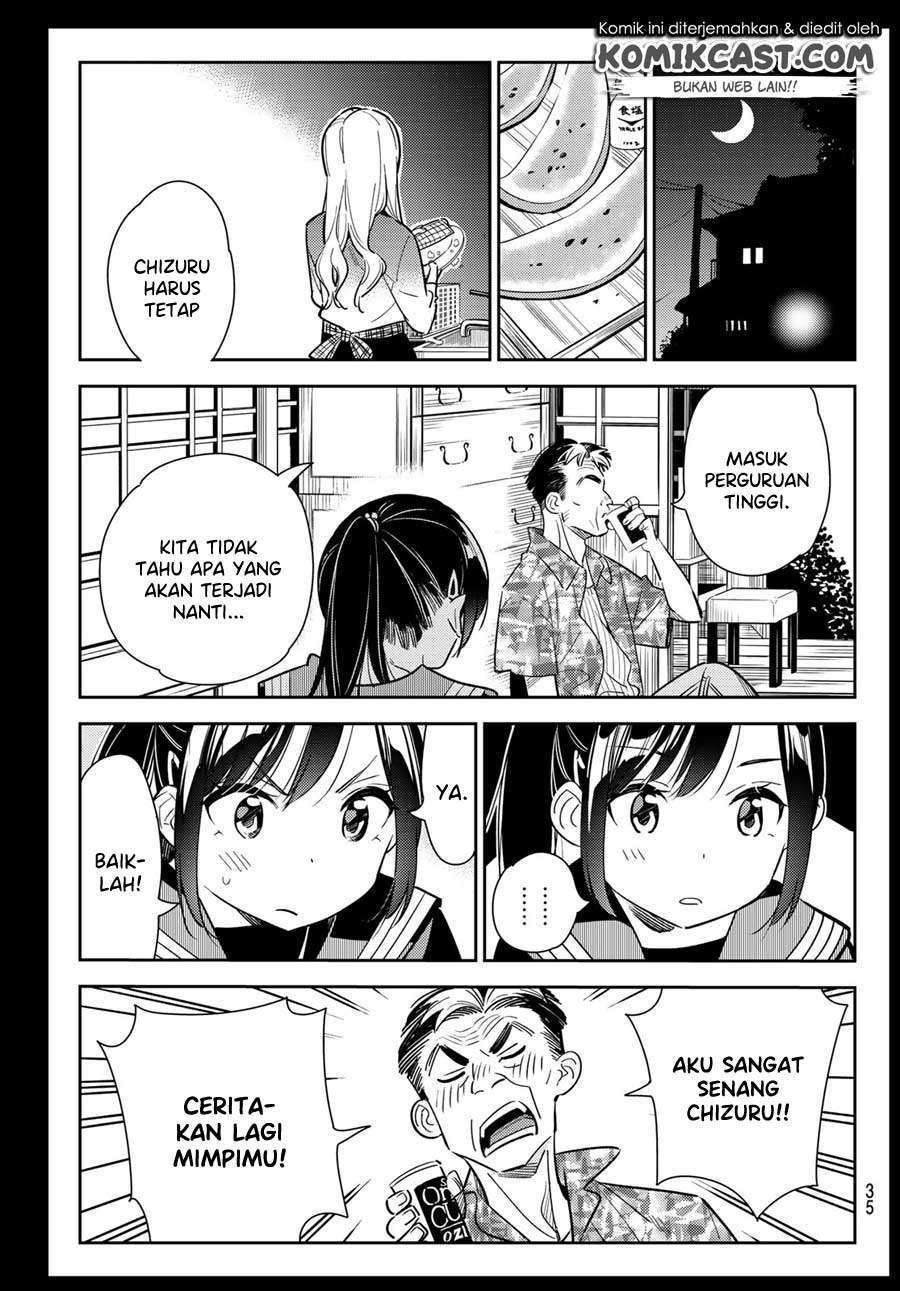 Kanojo Okarishimasu Bab 100 halaman 17