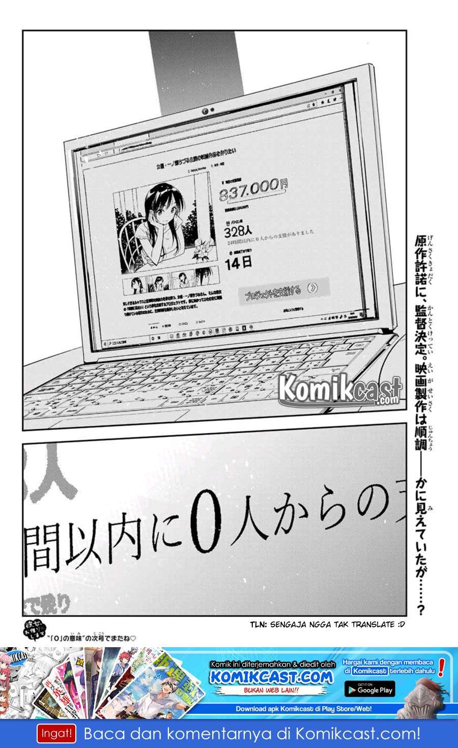 Kanojo Okarishimasu Bab 117 halaman 21