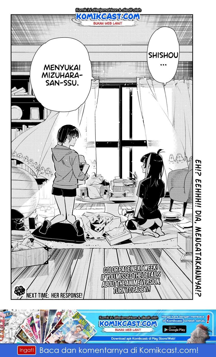 Kanojo Okarishimasu Bab 121 halaman 22