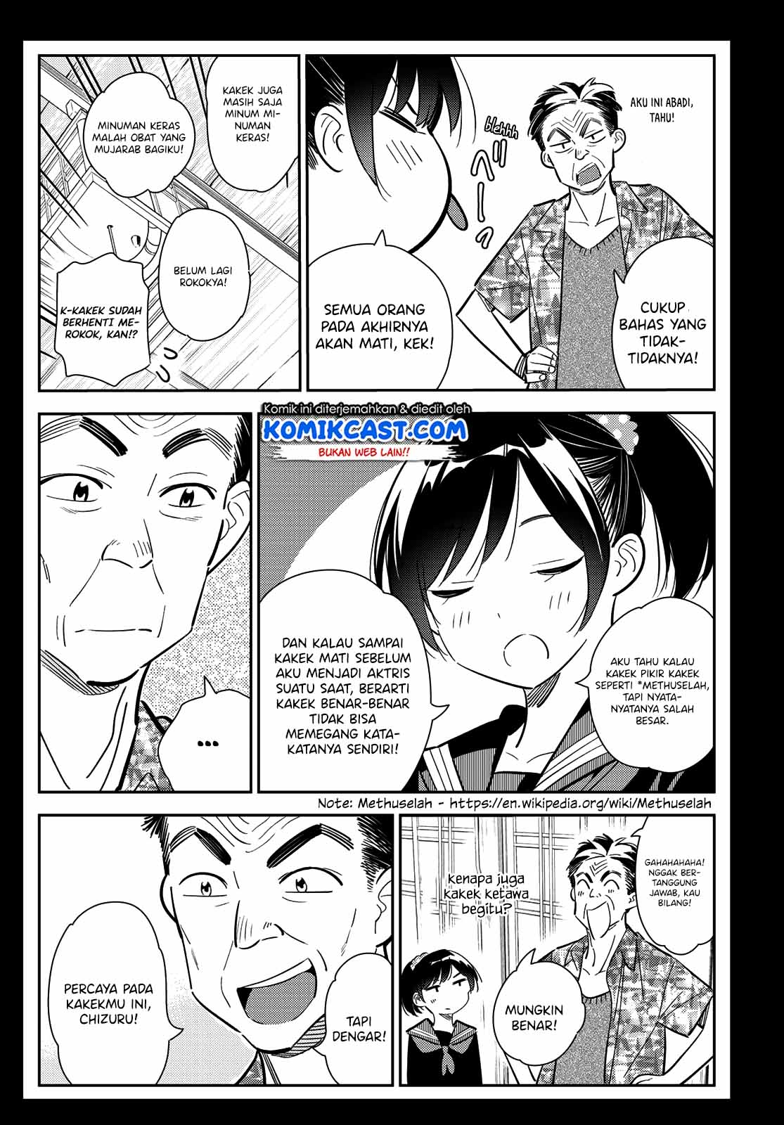 Kanojo Okarishimasu Bab 136 halaman 17