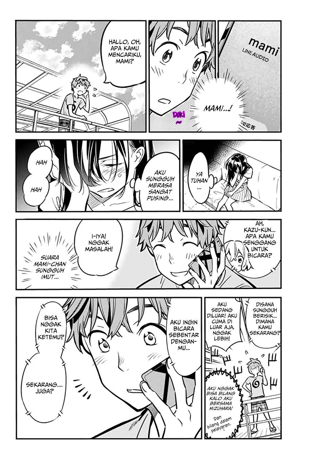 Kanojo Okarishimasu Bab 14 halaman 8
