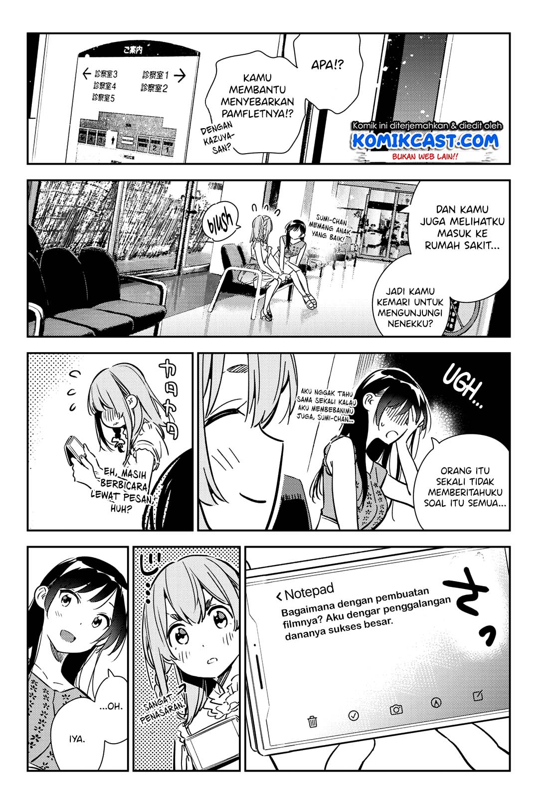 Kanojo Okarishimasu Bab 143 halaman 9