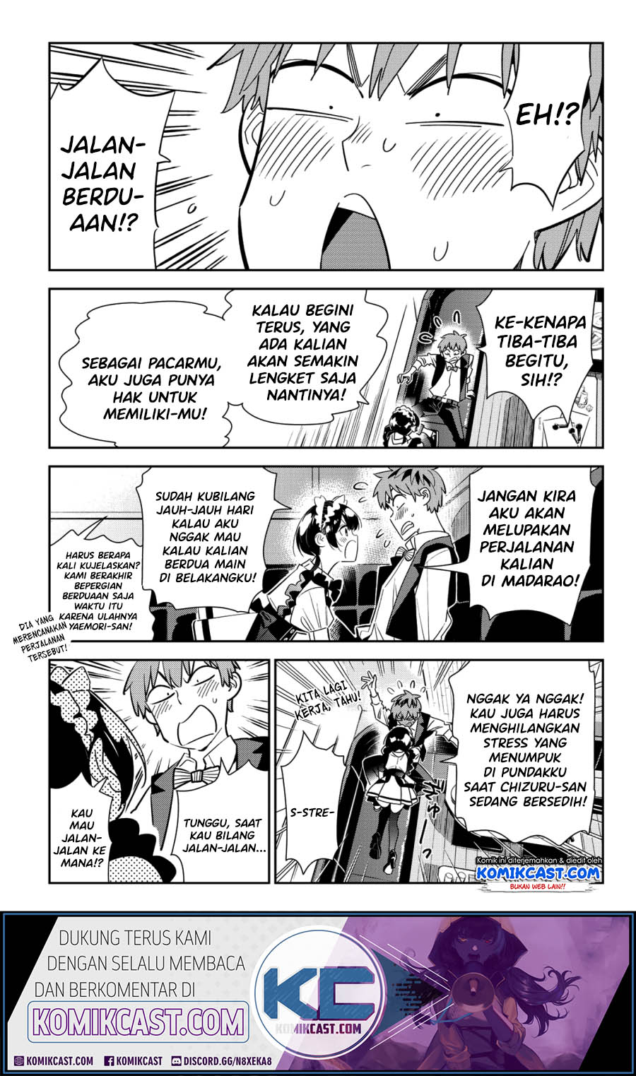Kanojo Okarishimasu Bab 168 halaman 18
