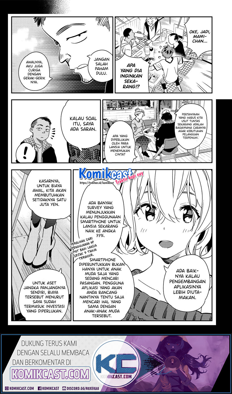 Kanojo Okarishimasu Bab 175 halaman 9