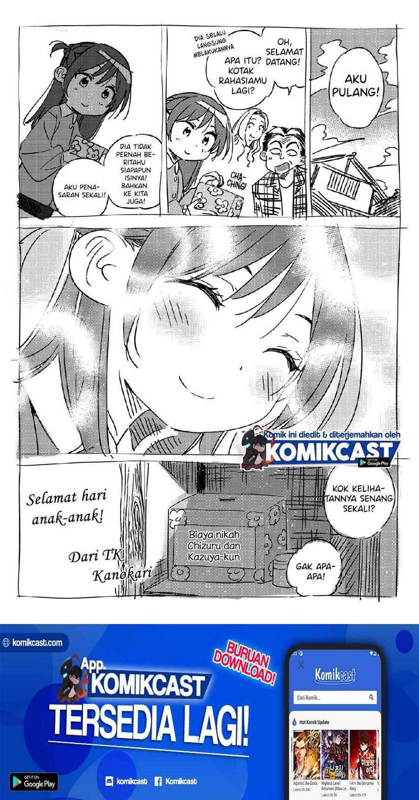 Kanojo Okarishimasu Bab 186.5 halaman 8