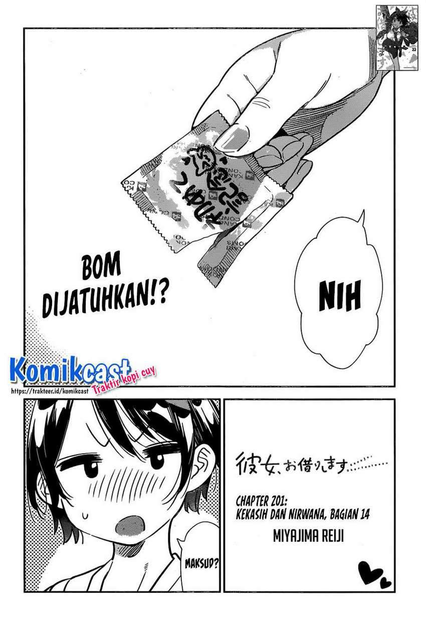 Kanojo Okarishimasu Bab 201 halaman 3