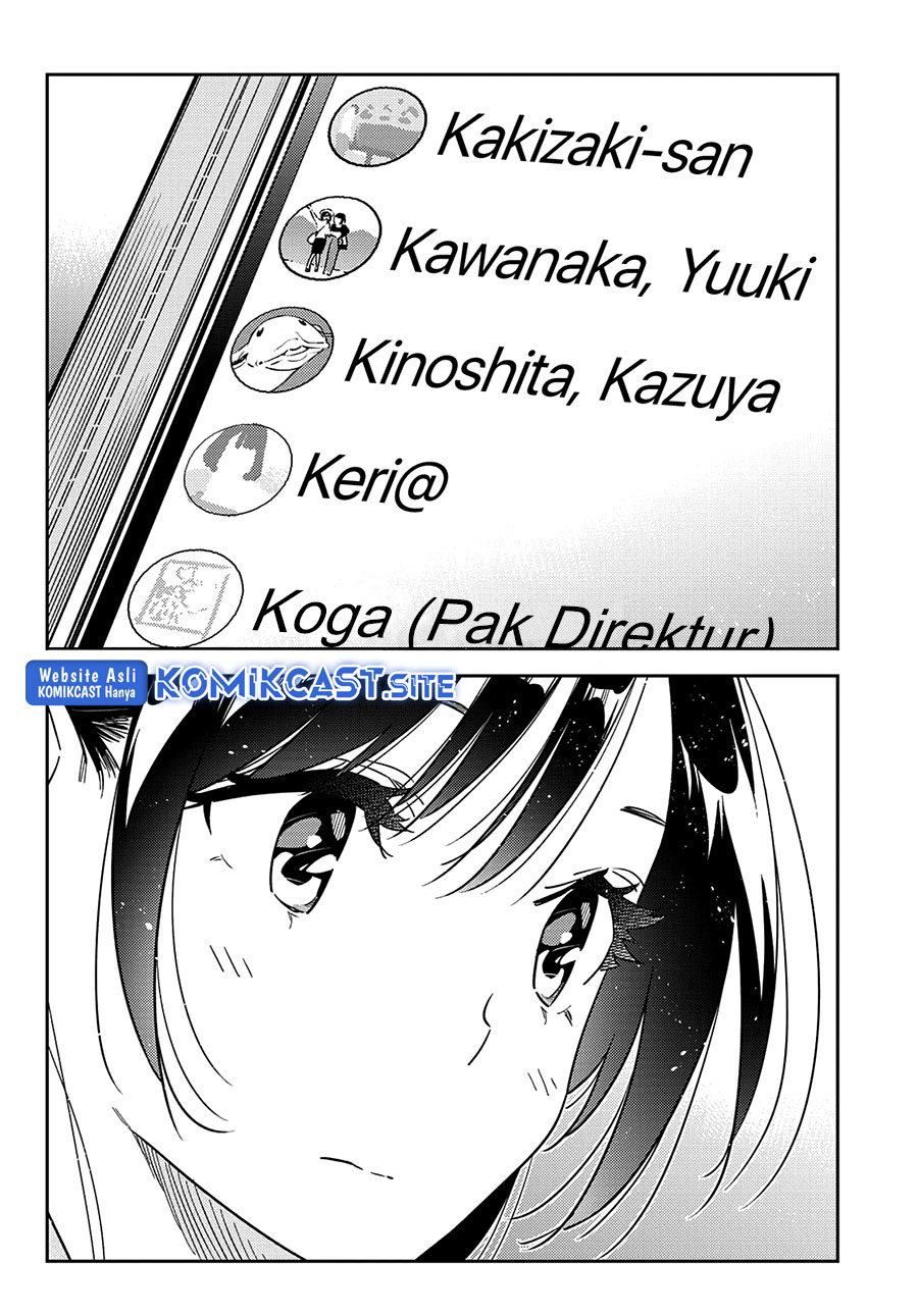 Kanojo Okarishimasu Bab 250 halaman 18