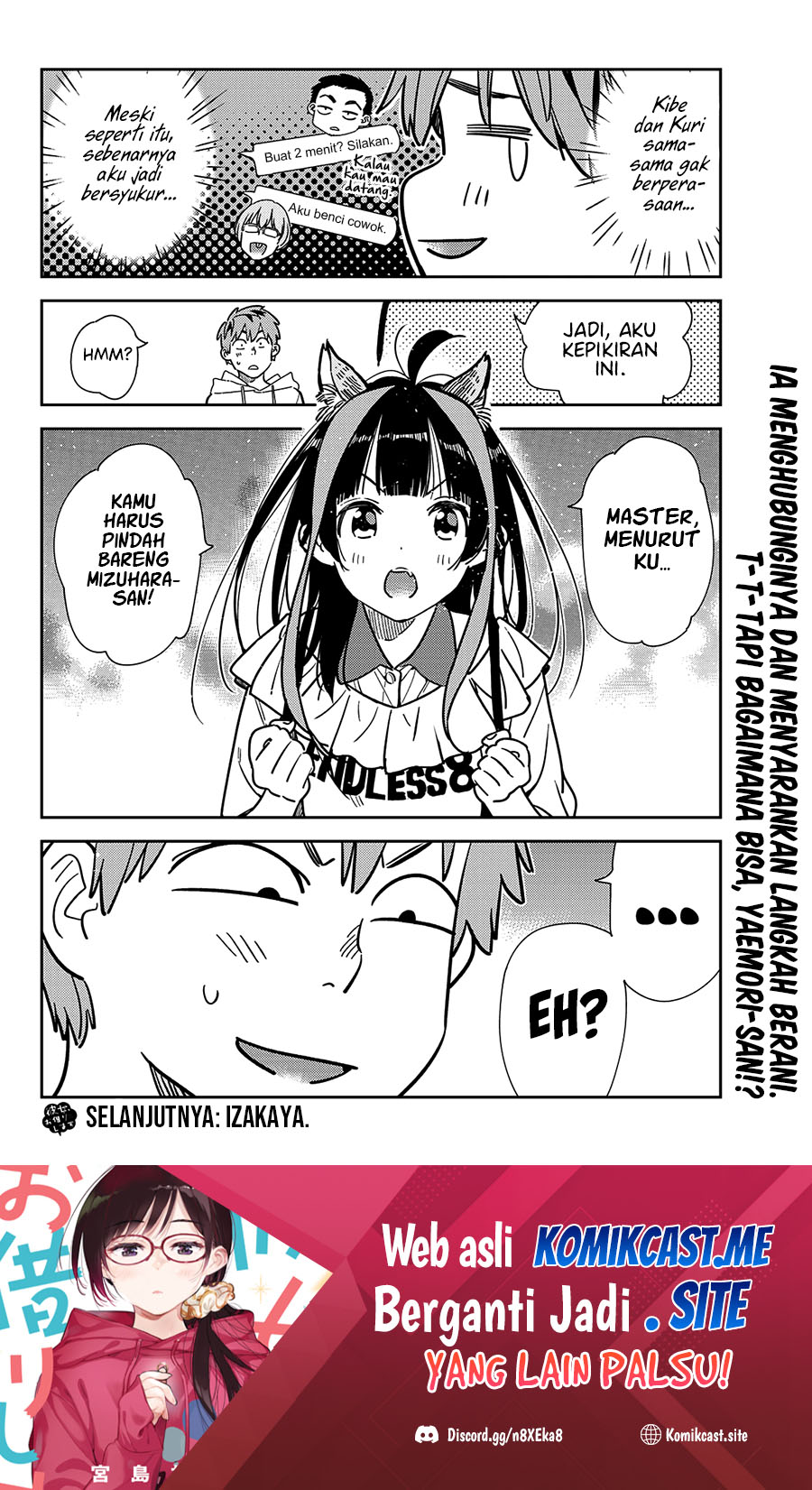 Kanojo Okarishimasu Bab 250 halaman 20