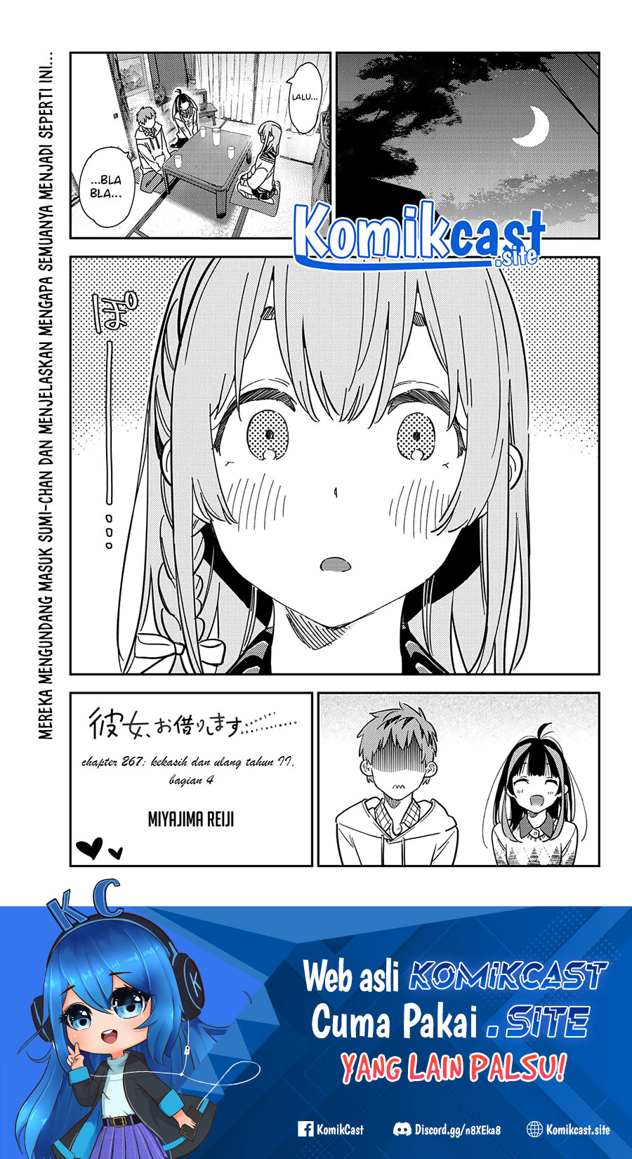 Kanojo Okarishimasu Bab 267 halaman 2