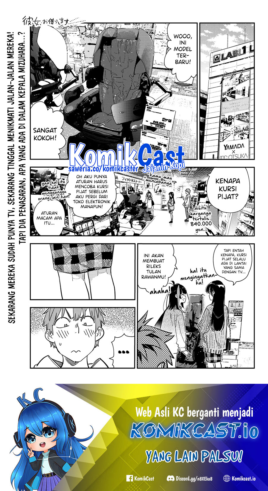 Kanojo Okarishimasu Bab 279 halaman 2