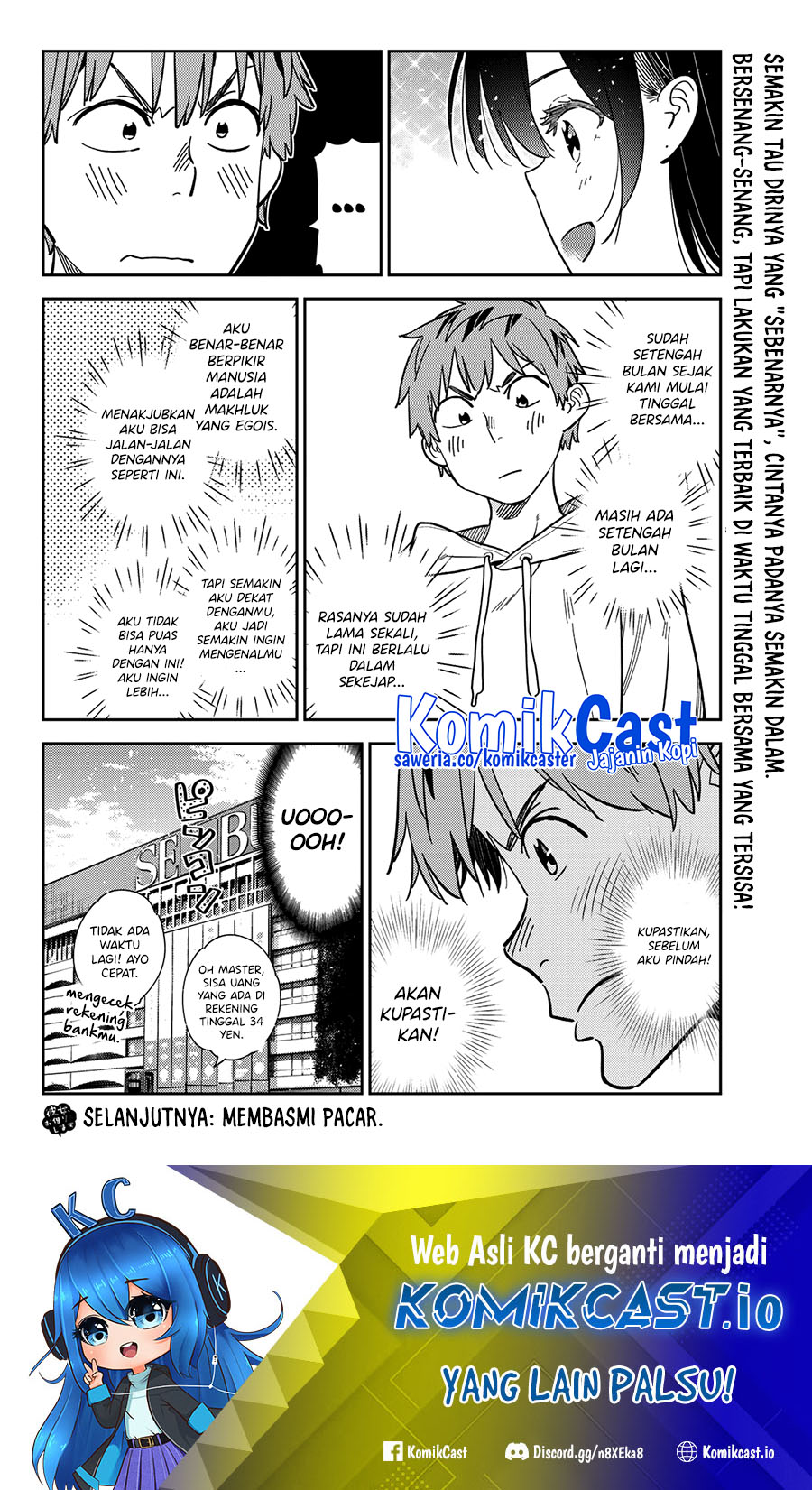 Kanojo Okarishimasu Bab 280 halaman 19