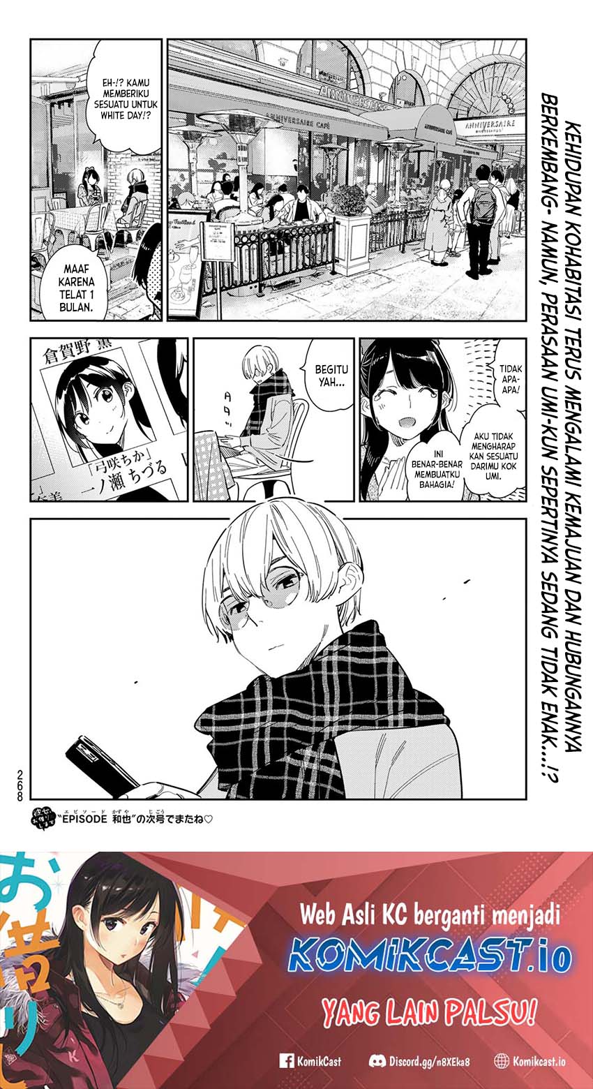 Kanojo Okarishimasu Bab 282 halaman 21