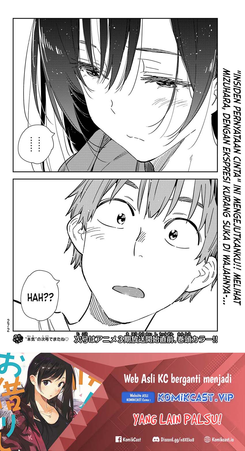 Kanojo Okarishimasu Bab 288 halaman 20
