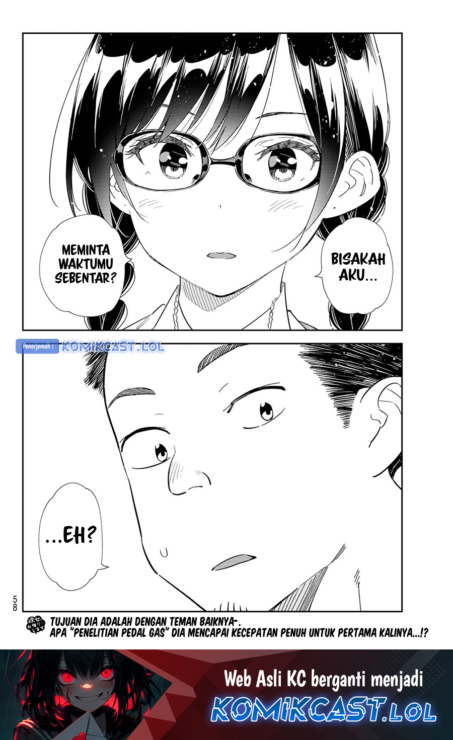 Kanojo Okarishimasu Bab 302 halaman 20