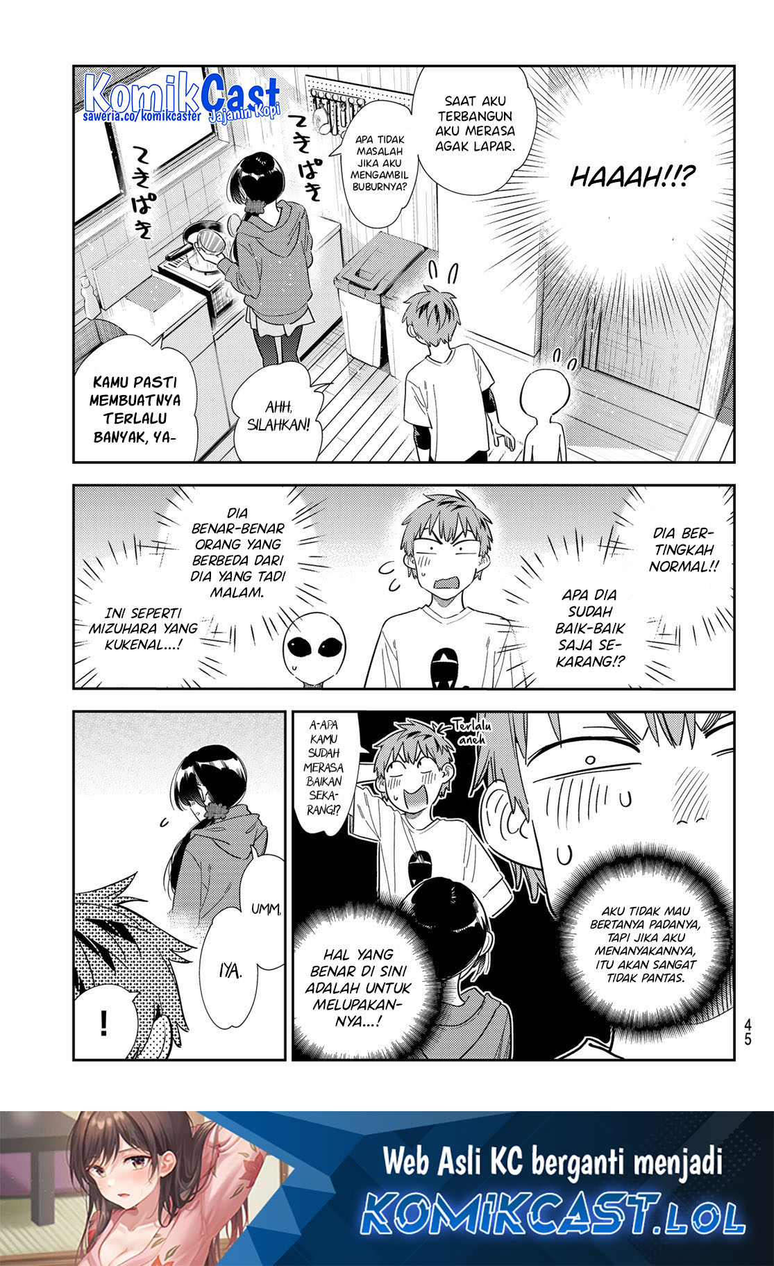 Kanojo Okarishimasu Bab 307 halaman 6