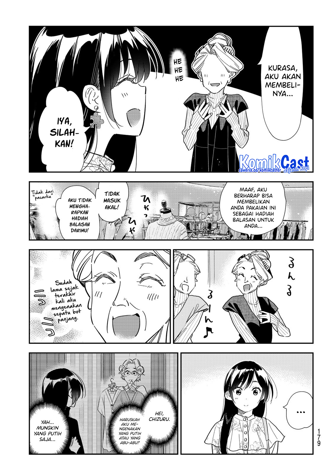 Kanojo Okarishimasu Bab 308 halaman 16