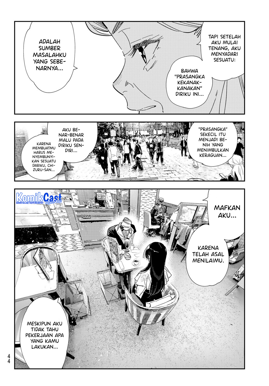 Kanojo Okarishimasu Bab 309 halaman 9