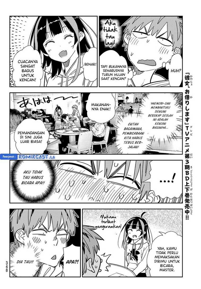Kanojo Okarishimasu Bab 336 halaman 8